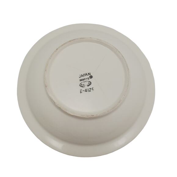 6" Vintage Inarco Japan Small Pitcher and Saucer E-4094 Cream Color - Picture 7 of 14